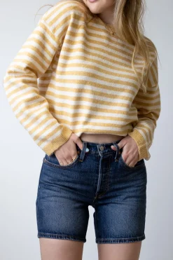 Striped Knit Sweater