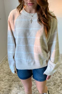 Striped Knit Sweater