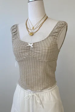 Striped Sleeveless Top