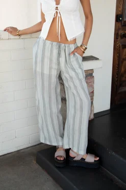 Striped Wide Leg Pants