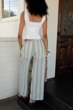Striped Wide Leg Pants