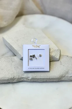 Stud & Cuff Earring Set