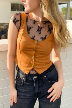 Suede Vest