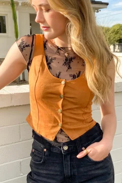 Suede Vest