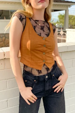 Suede Vest
