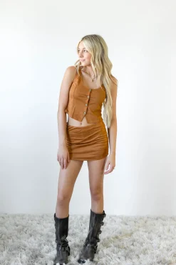 Suede Vest