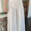Swiss Dot Maxi Skirt