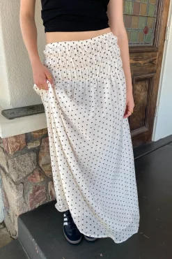 Swiss Dot Maxi Skirt