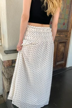 Swiss Dot Maxi Skirt