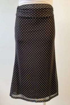 Swiss Dot Midi Skirt