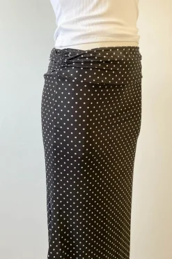 Swiss Dot Midi Skirt