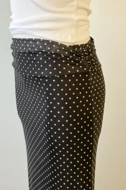 Swiss Dot Midi Skirt
