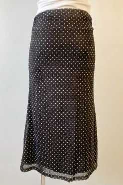 Swiss Dot Midi Skirt