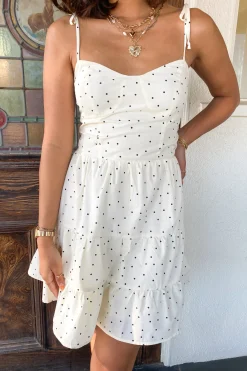 Swiss Dot Mini Dress