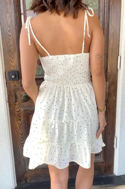 Swiss Dot Mini Dress