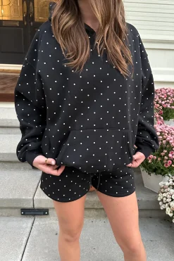 Swiss Dot Sweat Shorts