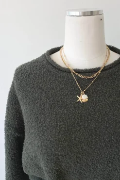 Terry Cloth Sweater