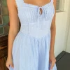 Textured Corset Mini Dress