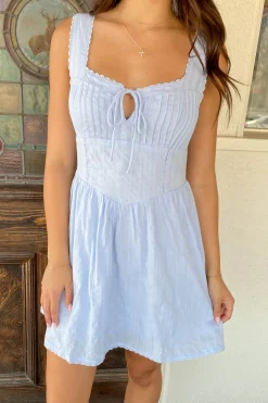 Textured Corset Mini Dress