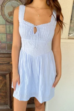 Textured Corset Mini Dress