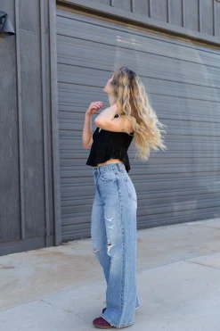 Textured Floral Cap Sleeve Top