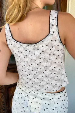 Textured Split Front Top