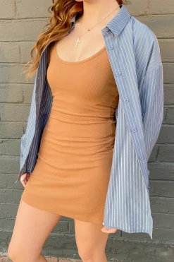 The Fav Sleeveless Ribbed Mini Dress