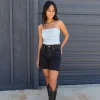 The Fave Basic Pointelle Tube Top