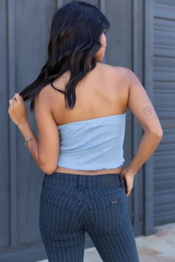 The Fave Basic Pointelle Tube Top