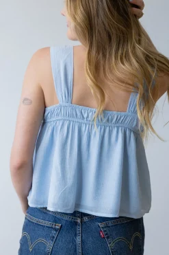 Tie Front Babydoll Tank