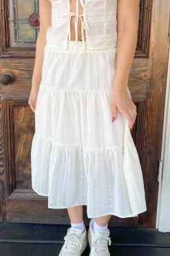 Tiered Floral Skirt