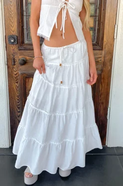 Tiered Maxi Skirt