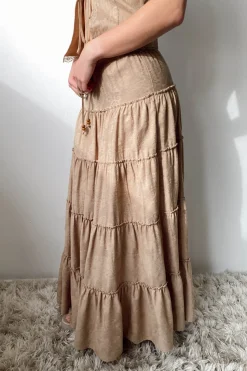 Tiered Maxi Skirt