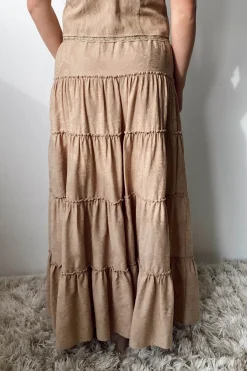 Tiered Maxi Skirt