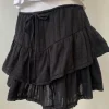 Tiered Ruffle Mini Skort