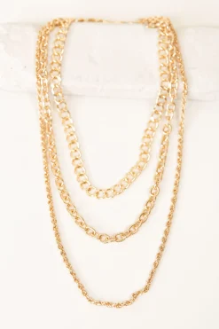 Triple Layer Chain Necklace