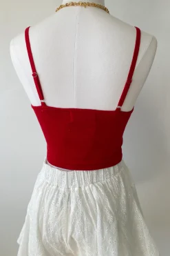 USA Knit Graphic Cami Top