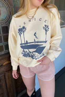 Venice Beach Graphic Crew Sweatshirt