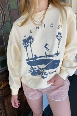 Venice Beach Graphic Crew Sweatshirt