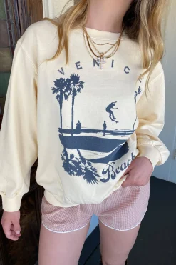 Venice Beach Graphic Crew Sweatshirt