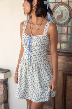 Vintage Floral Mini Dress