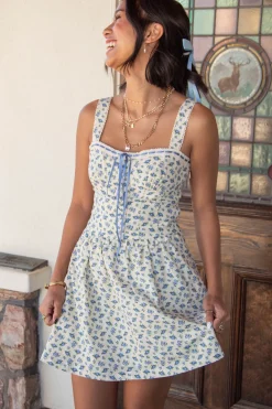 Vintage Floral Mini Dress