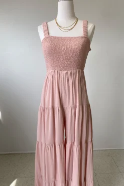 Wide Leg Sleeveless Jumpsuit by For Good